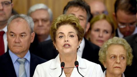 Dilma: el juicio es “fraudulento, un verdadero golpe”