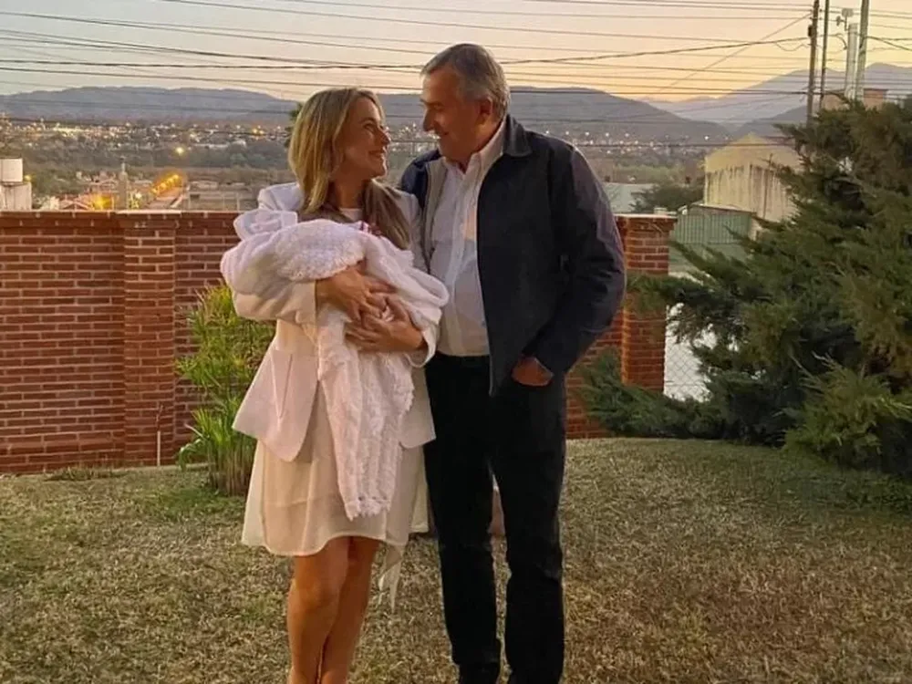A los 62 años, Gerardo Morales se convirtió en papá por cuarta vez
