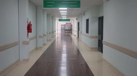 La mujer fue llevada al Hospital San Roque de Jáchal