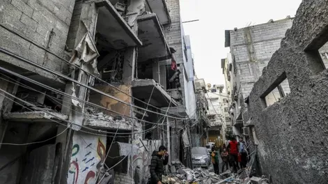 Hamas reportó casi un centenar de palestinos muertos en la madrugada