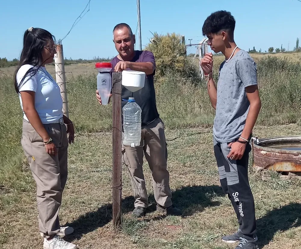 Nuevo pluviómetro para la Agrotécnica Sarmiento