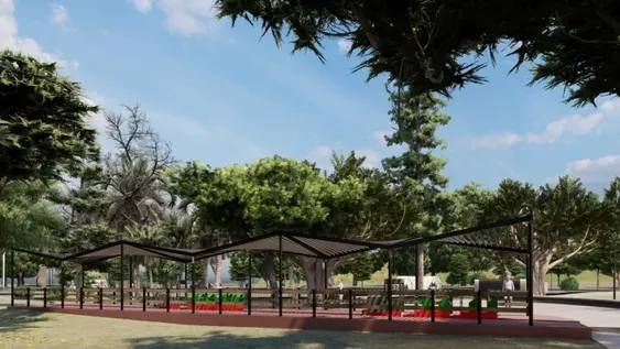 La vuelta del tren del Parque de Mayo incluye la renovación completa de la estación que mostrará un diseño moderno.