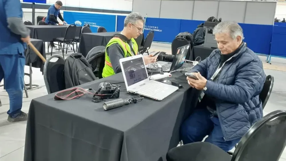 Entre la prensa que cubre el Panamericano, los uruguayos son multitud