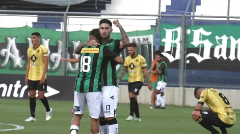 San Martín completó la remontada ante Madryn: Penco marcó el tercero en el final
