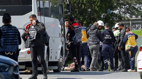 Tiroteo frente al consultado de Israel en Estambul.