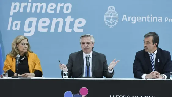 Alberto  llenó de elogios a los piqueteros aliados