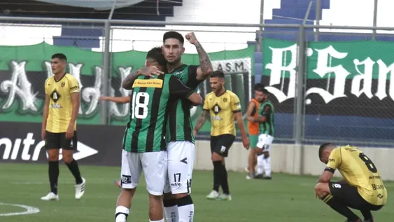 San Martín completó la remontada ante Madryn: Penco marcó el tercero en el final