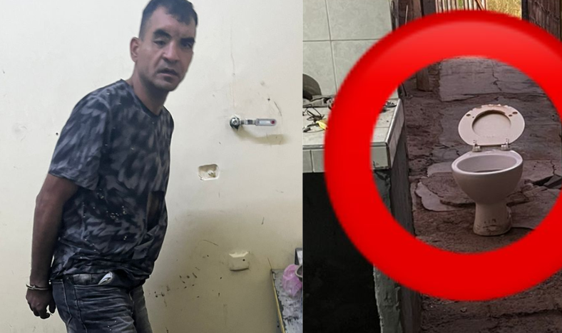 Franco Maximiliano Ruiz terminó condenado por intentar robar un inodoro en Chimbas.