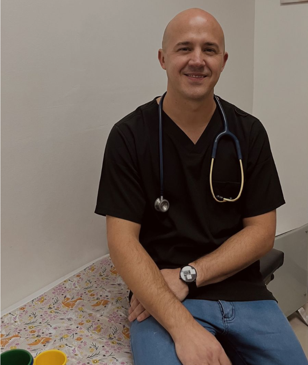 GERMÁN MENGUAL. Es pediatra y coordinador de la Residencia de Pediatría del Hospital Rawson.