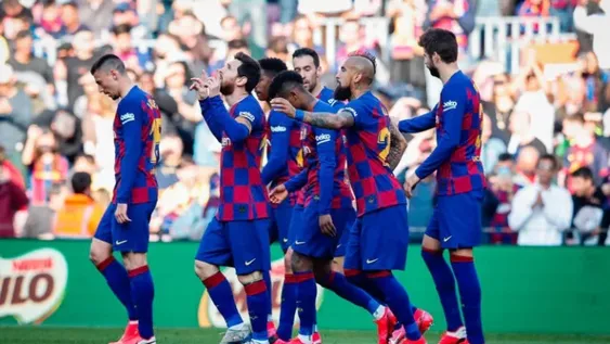Poker de Messi en la victoria 5 a 0 del Barcelona sobre el Eibar