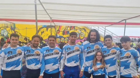 Sudamericano de BMX: Francisco Sánchez fue subcampeón y Franco Molina finalista
