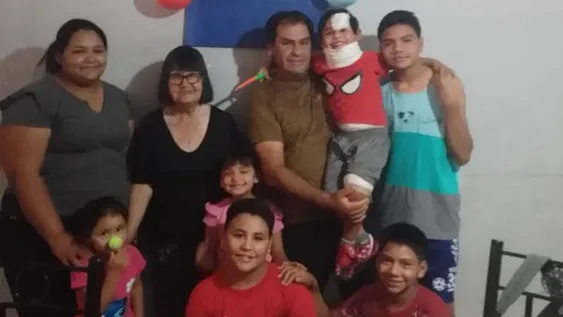 Alegría: ¡Lisandro volvió a casa!