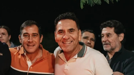 La única vez que Castro y Mallea estuvieron juntos.-