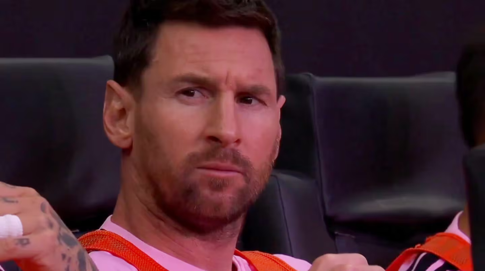 Lionel Messi fue suplente en el partido de Inter Miami con León de México.