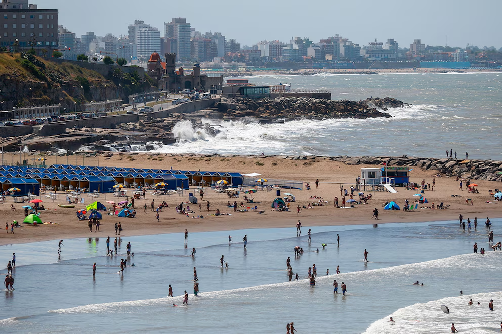 Playa argentina. Imagen ilustrativa.