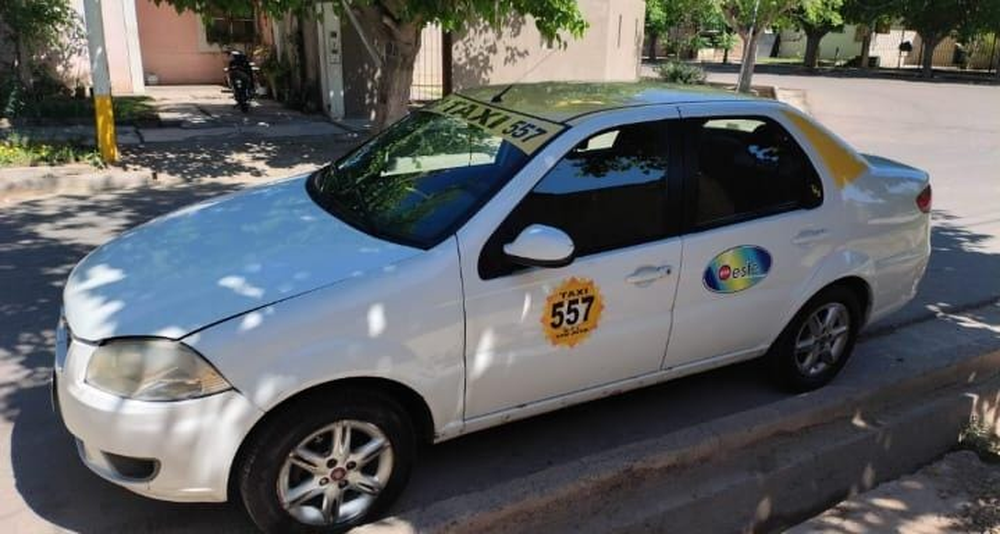 El taxi que Musu alquiló. Denunció en la Central de Policía.&nbsp;