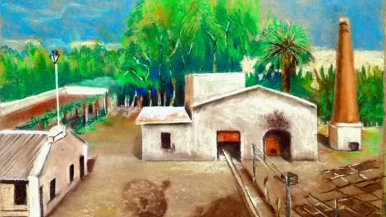 AL PASTEL. Obra de Eugenio Graffigna. 