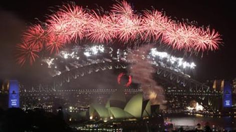 Celebraciones en todo el mundo por la llegada del 2010