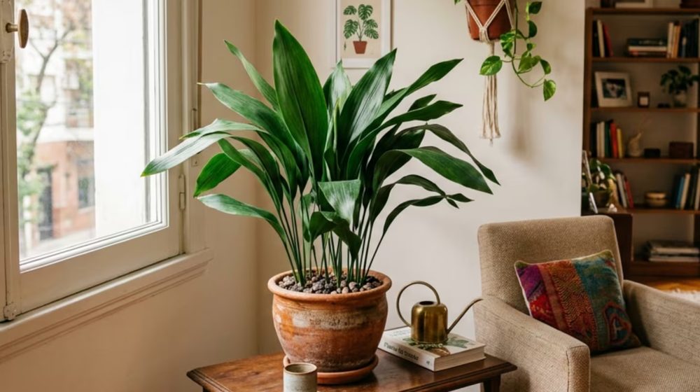 La aspidistra también es conocida como 