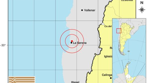 Fuerte sismo en La Serena se sintió en San Juan