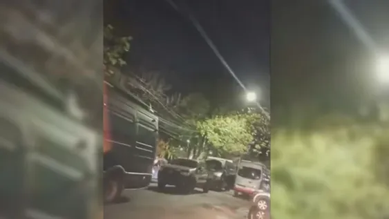 Lugar donde hallaron los cuerpos de las víctimas.-