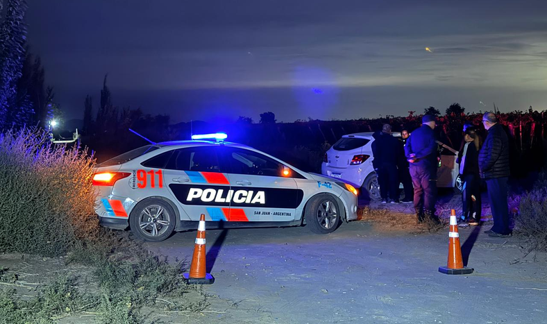 El lugar donde fue encontrado el cuerpo de Alberto Quiroga.