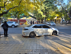 Choque en calles Laprida y Aberastain. Choque en calles Laprida y Aberastain.