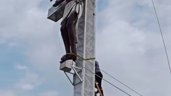 Después de 4 meses, el Cristo de la Hermandad volvió a San Agustín