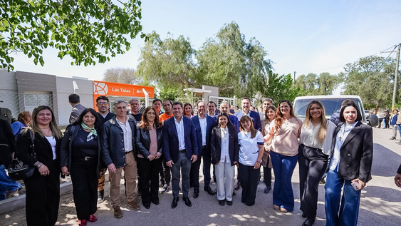 Marcelo Orrego inauguró las obras del CAPS Las Talas, que amplió su superficie y sus prestaciones para atender a más de 400 vecinos.