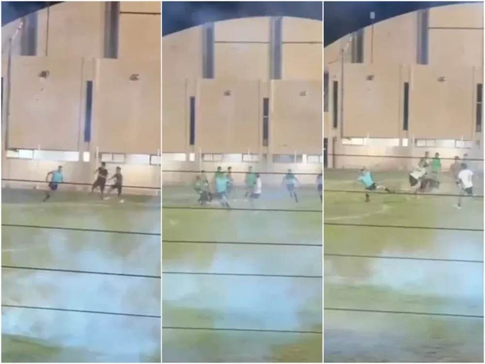 Liga Universitaria. Captura de video.-