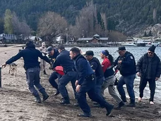 Murió una mujer de 76 años tras ingresar a las frías aguas del lago Lácar