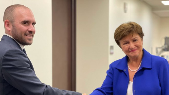 Guzmán se reunió con Georgieva en busca de que el acuerdo con el FMI se postergue a 2022