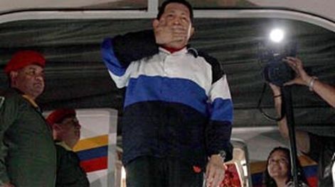 Hugo Chávez volvió a Venezuela