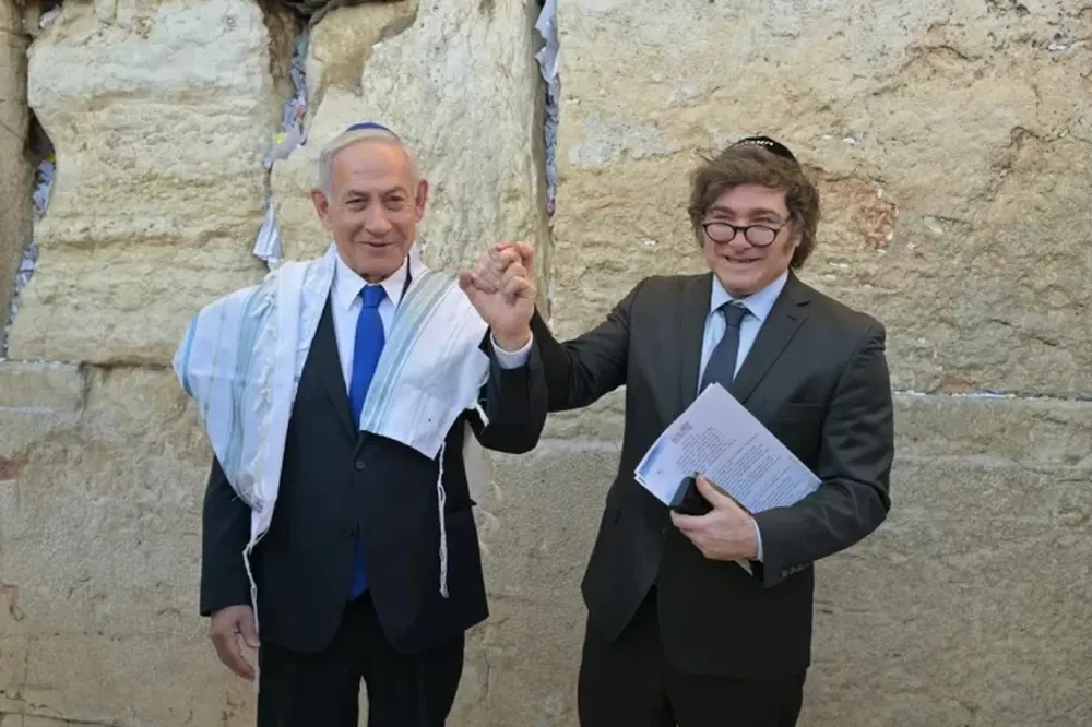 Benjamin Netanyahu y Javier Milei.