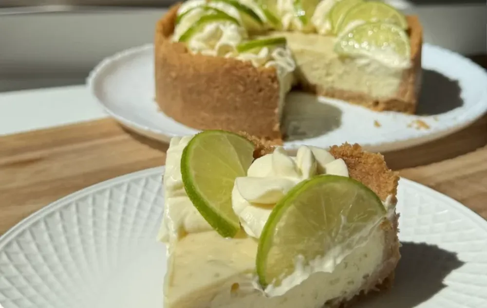 Receta de Key lime pie: una tarta de limón rica, fácil y en minutos