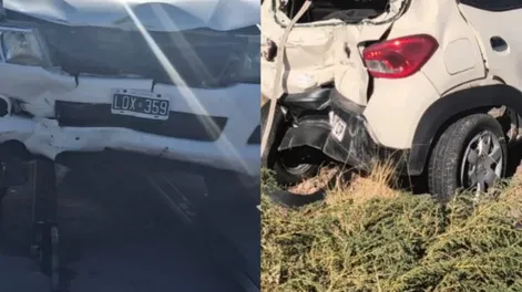 Una mujer fue hospitalizada tras ser embestida por una camioneta en Ruta 40