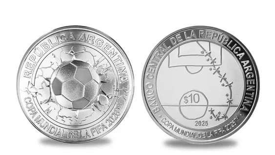 Vendieron todas las monedas en homenaje al gol de Maradona a Inglaterra que lanzó el Banco Central