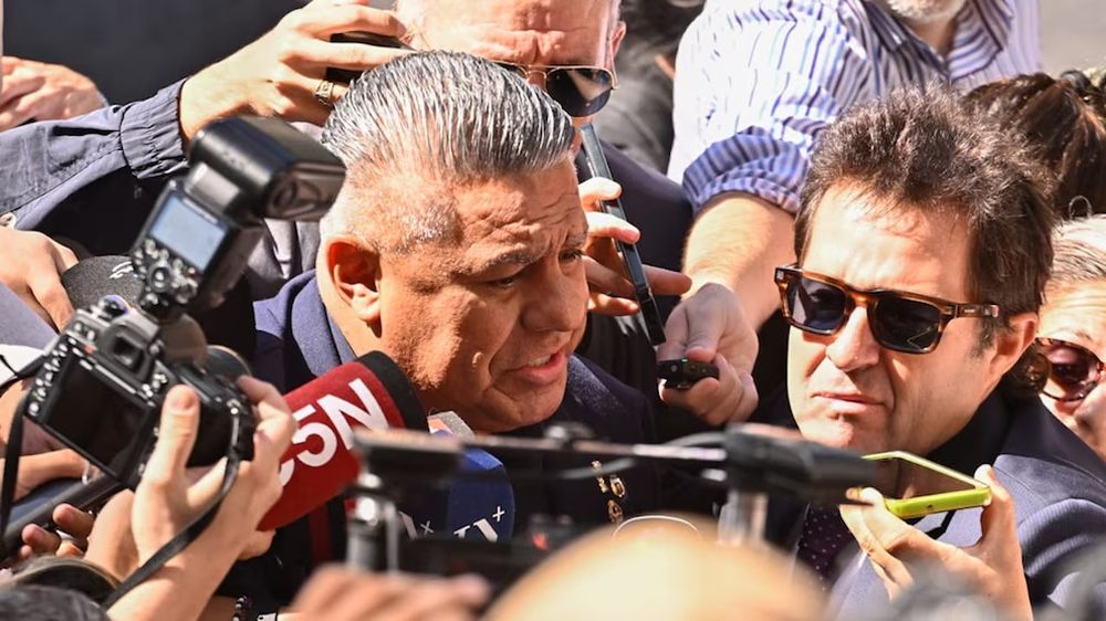 Claudio Tapia llegó este jueves a Tribunales para prestar declaración.