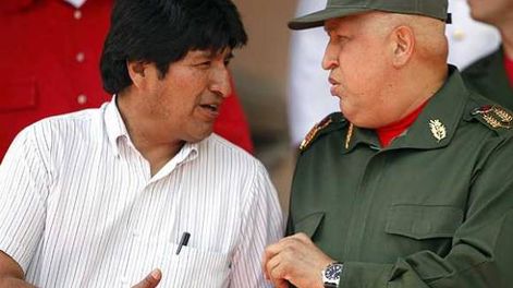 Evo Morales: “Chávez está bien pero tiene recaídas”