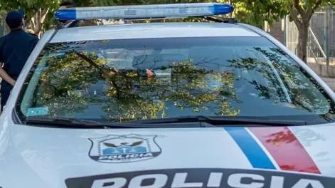 Golpeó a un policía, mordió a otro y atacó a patadas un patrullero