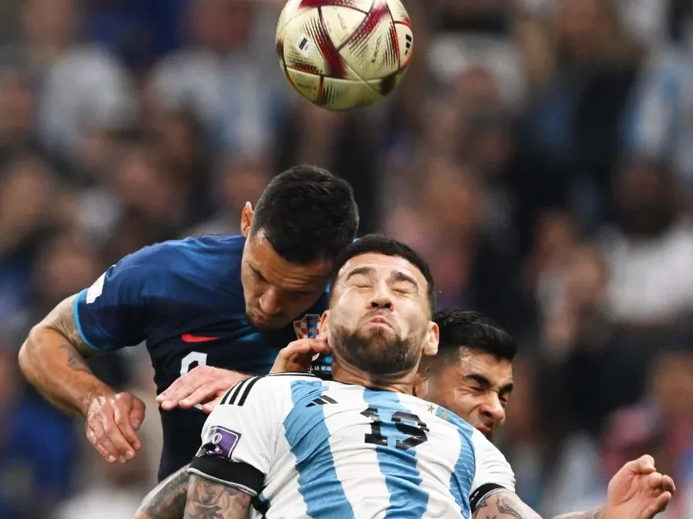 “Estamos en el lugar que queríamos estar”, dijo Otamendi