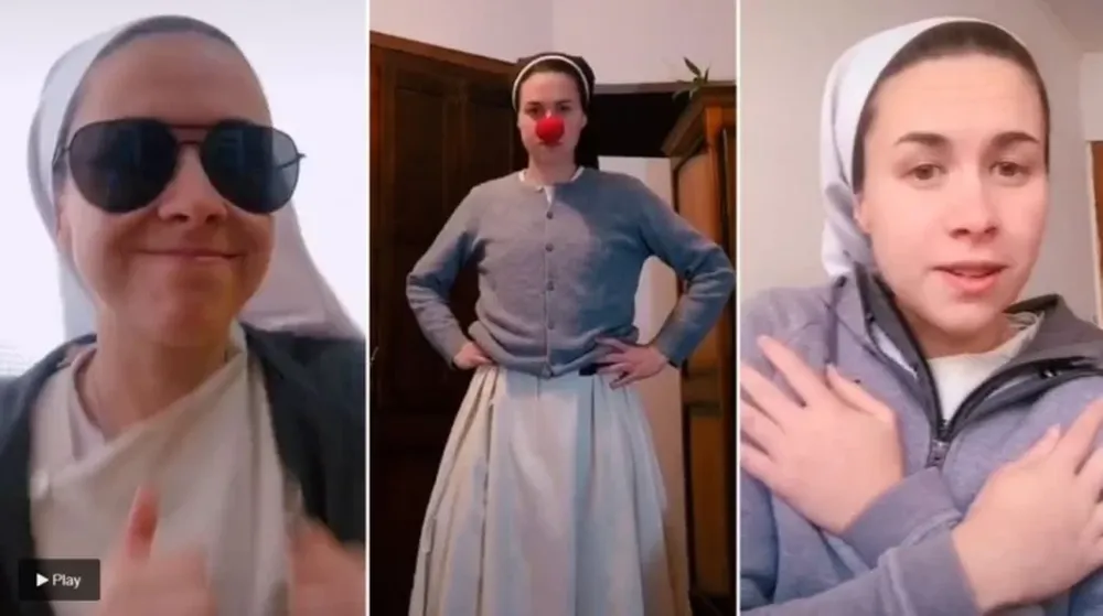 Josefina, la monja que es furor en las redes por sus videos divertidos