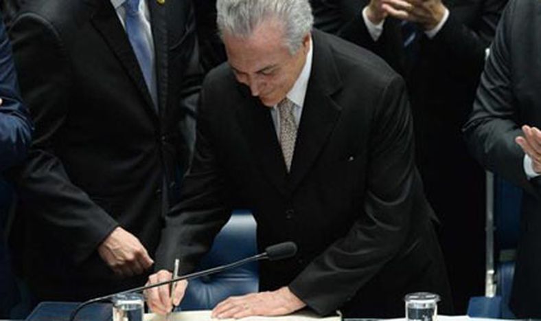 Michel Temer se convirtió en presidente de pleno derecho de Brasil tras la caída de Dilma Rousseff