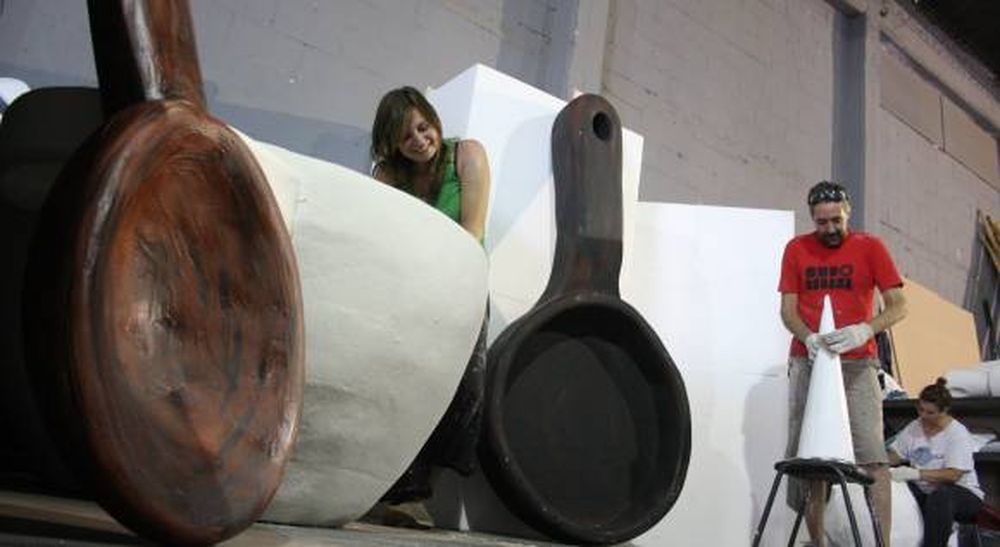 Una fábrica de utilería en serie