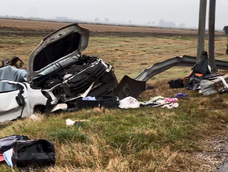 identificaron a las victimas: tres muertos por el choque de una camioneta que quedo partida en dos