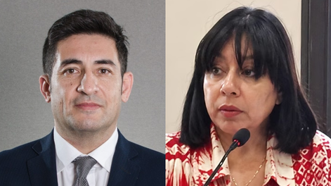 El juez Carlos Lima y la fiscal Virginia Branca, ambos se desempeñan en el Procedimiento Especial de Flagrancia.&nbsp;