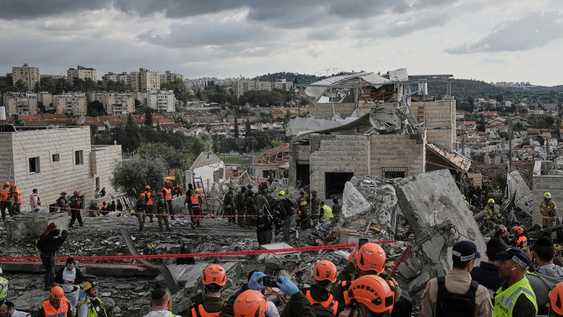 Ataque a Beit Shemesh, donde murieron al menos 8 personas.