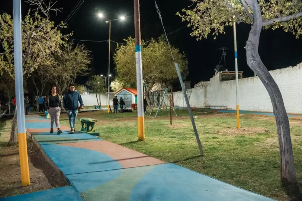 Rawson: Plazoleta de Villa Hipódromo quedó renovada