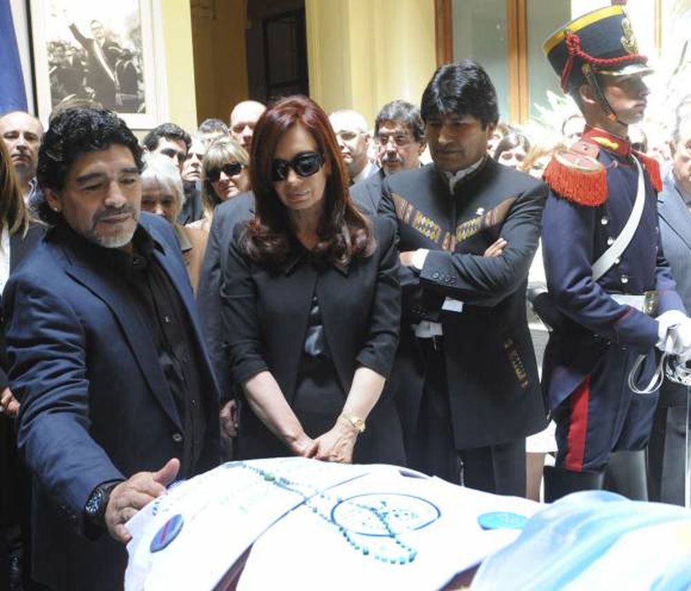 Maradona comparó a Néstor con el “Che”