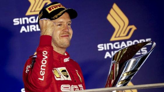 Vettel volvió a la victoria en Singapur